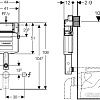 Инсталляция для унитаза Geberit UP 320 [109.300.00.5]