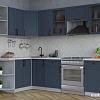 Готовая кухня Интерлиния Тренд 1.5x2.6 левая (индиго/индиго/опал светлый)
