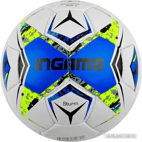 Мяч Ingame Sturm 2020 (5 размер, белый/синий)
