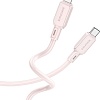 Кабель Borofone BX94 Lighting - USB Type-C (1 м, розовый)