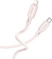 Кабель Borofone BX94 Lighting - USB Type-C (1 м, розовый)