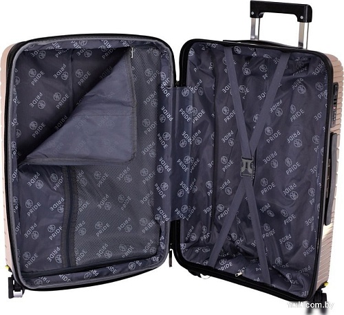 Чемодан-спиннер Pride РР-204 (M, капучино)