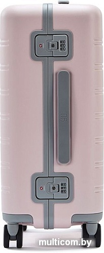 Чемодан-спиннер Ninetygo Manhattan Frame Luggage 20" (светло-розовый)