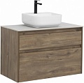 Aquanet Тумба Nova Lite 90 00249518 под умывальник (дуб рустикальный)