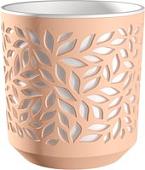 Кашпо La Decoro Leaves КШ-9585 (пудровый/белый)