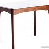 Кухонный стол TetChair Caterina 100+30x70x75 (коричневый/белый)