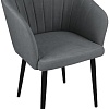 Стул Трия Верона Т6 (черный муар/велюр D016 темно-серый)