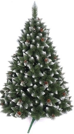 Сосна MiaMar Бриллиантовая пышная с белыми концами 1.8 м SB180K-PVC