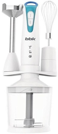 Погружной блендер BBK KBH0406 (белый/голубой)
