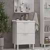 Volna Тумба Twing 80.2Y белый с умывальником Миранда