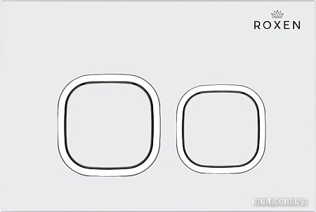 Унитаз подвесной Roxen Boro в комплекте с инсталляцией StounFix Slim 6 в 1 540025 (кнопка: белый глянец)