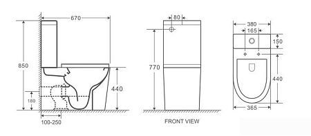 Унитаз Grossman GR-4449BMS
