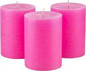 Набор свечей Мелт 100 мм (3 шт, розовый)