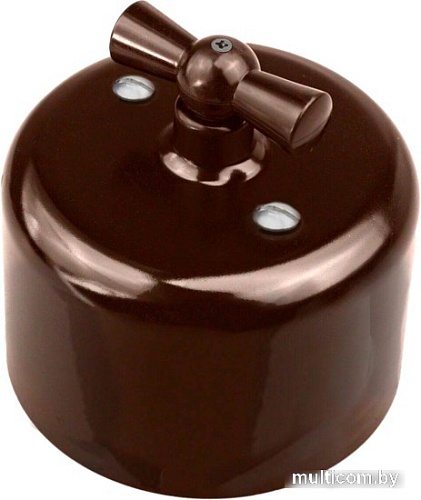 Выключатель Bironi Ришелье R1-212-02 (коричневый)