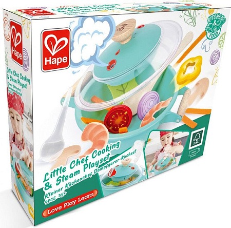 Набор игрушечной посуды Hape Маленький повар E3187-HP