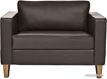Интерьерное кресло Brioli Вернер (экокожа, L13 коричневый/светлые ножки)