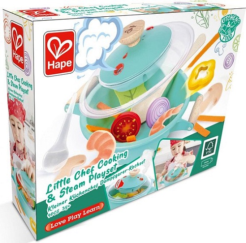 Набор игрушечной посуды Hape Маленький повар E3187-HP