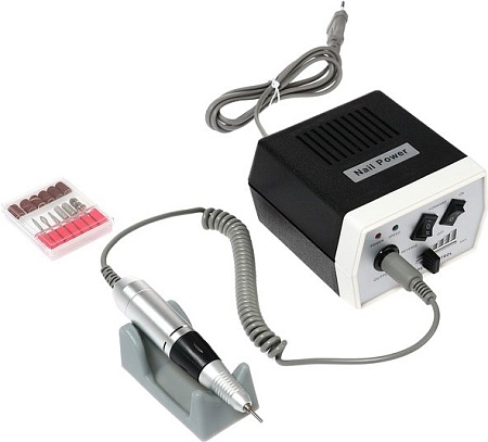 Аппарат для маникюра и педикюра Luazon LMH-03 (бело-черный)