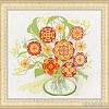 Набор для вышивания Золотое руно Солнечный букет СШ-012