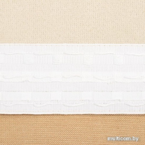 Штора Этель Структурная 7062916 130x300 (бежевый, 1 шт)