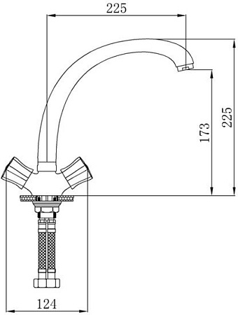 Смеситель РМС SL116-273F