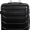 Чемодан-спиннер National NLT107-S (черный)