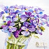 Набор для вышивания Овен Голубые виолы 1006