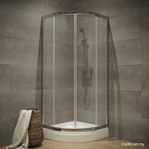 Душевой уголок Triton Альфа-Хром 90х90 (без поддона)