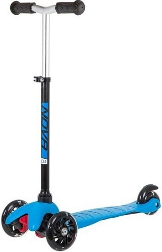 Самокат Novatrack Disco-Kids Basic 120H.DISCOKIDS.BGBL20 (черный/синий)