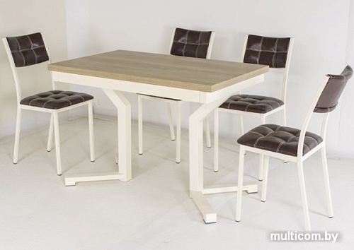 Обеденная группа AMC К6.1321 (слоновая кость/венге/дуб небраска)