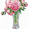 Набор для вышивания Сделай своими руками Пионы П-56С
