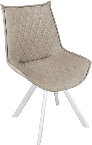 Стул Трия Фэнди К2 (белый матовый/велюр Confetti Smoke)