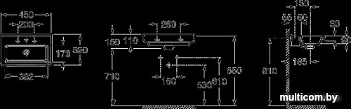 Умывальник Roca Dama 45x32 [327789000]