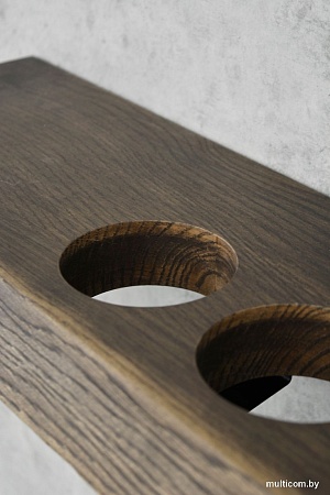 Подставка для бутылки Stal-Massiv WB-VIN-80 (дуб мореный)