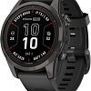 Умные часы Garmin Fenix 7S Pro Sapphire Solar (карбоново-серый титан/черный)