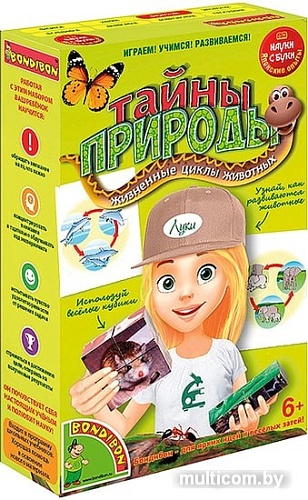 Набор для опытов Bondibon Науки с Буки Тайны природы ВВ1453