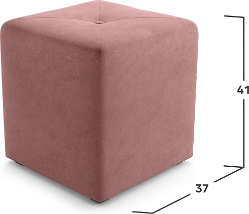 Пуфик Mio Tesoro 133 (розовый Happy 315)