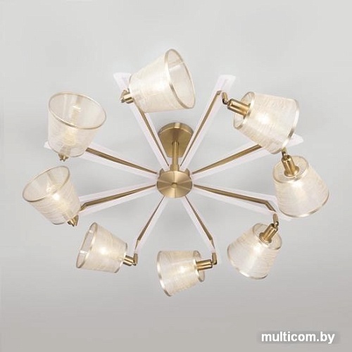 Припотолочная люстра Евросвет Alicante 60082/8 (золотая бронза)