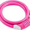 Тросовый велосипедный замок Нора-М №31 (ф12x1000мм, розовый)