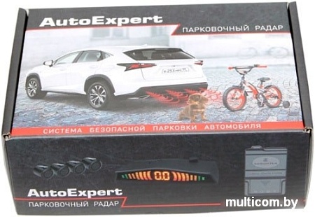 Парковочный радар AutoExpert PS-4L Profi (серебристый)