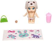 Кукла Bondibon OLY в шапочке-ушанке с животным ВВ3892