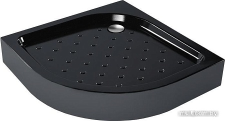 Душевой поддон Метакам Classic Black N 90x90 АПS_013574 (закругленный)