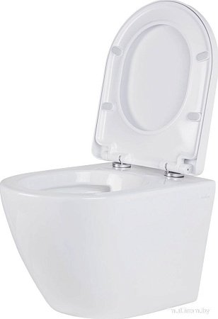 Унитаз подвесной Roxen Antares в комплекте с инсталляцией StounFix Dual Fresh 6 в 1 968050 (кнопка: брашированное золото)