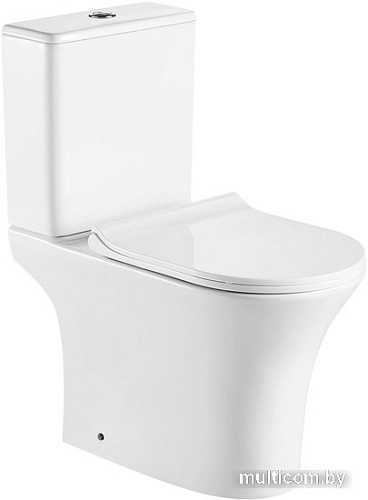 Унитаз Azario Fretta Round AZ-1217 + AZ-1216-G