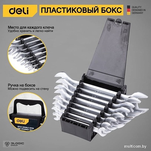 Набор ключей Deli DL160008A (8 предметов)