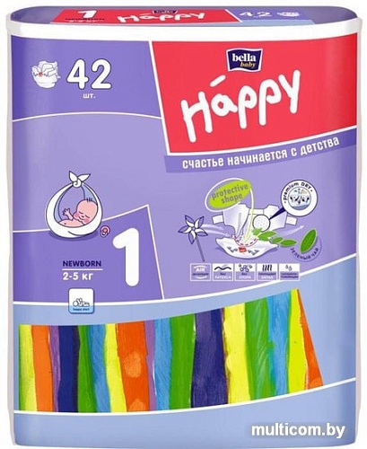 Подгузники Bella Happy Start Newborn Air 1 42 шт.