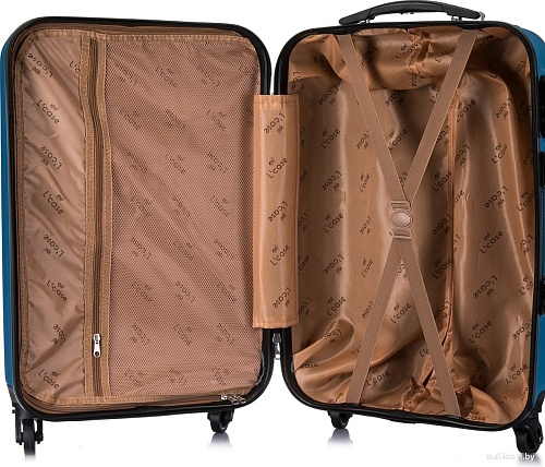 Чемодан-спиннер L'Case Krabi BCP-1202 7468 (S, светло-синий)