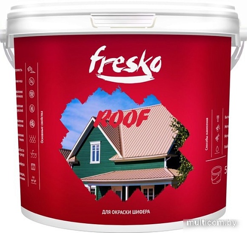 Краска Fresko Roof 5 л (красный/коричневый)