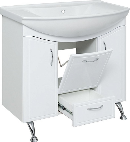 Runo Тумба с умывальником Runo Севилья 85 + Стиль 85 (напольная)