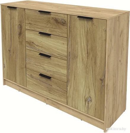 Тумба Интерлиния Концепт КТ-Т140 (дуб нокс/дуб золотой)